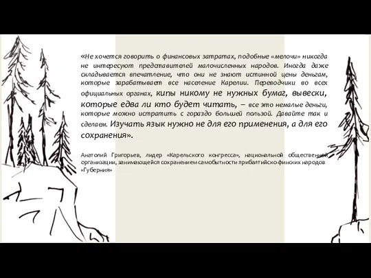 «Не хочется говорить о финансовых затратах, подобные «мелочи» никогда не интересуют представителей