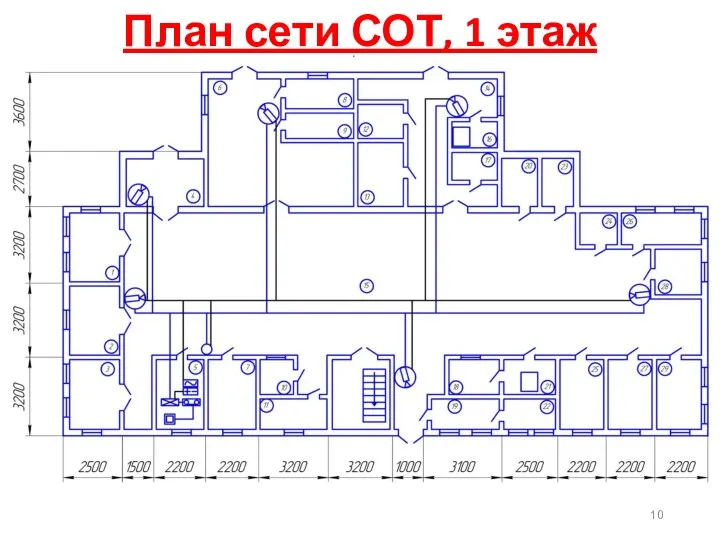 План сети СОТ, 1 этаж