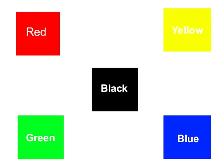 Red Yellow Green Black Blue