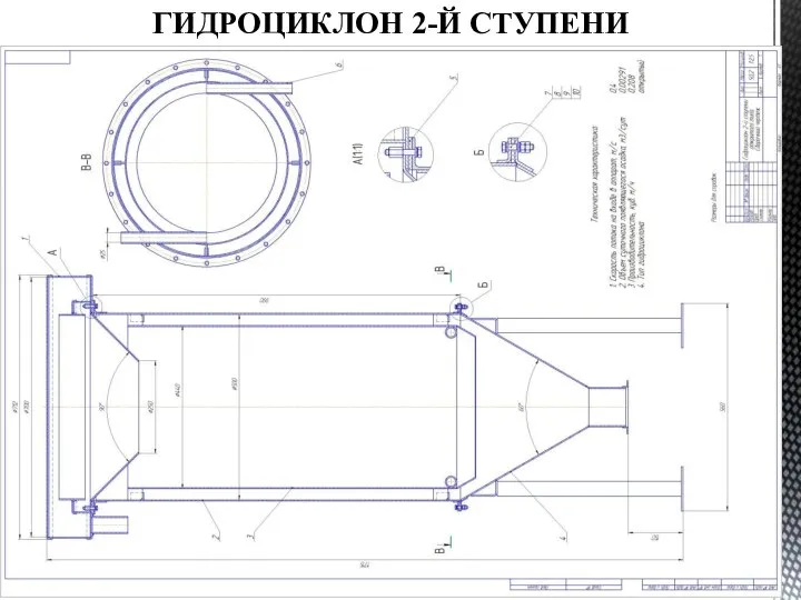 ГИДРОЦИКЛОН 2-Й СТУПЕНИ