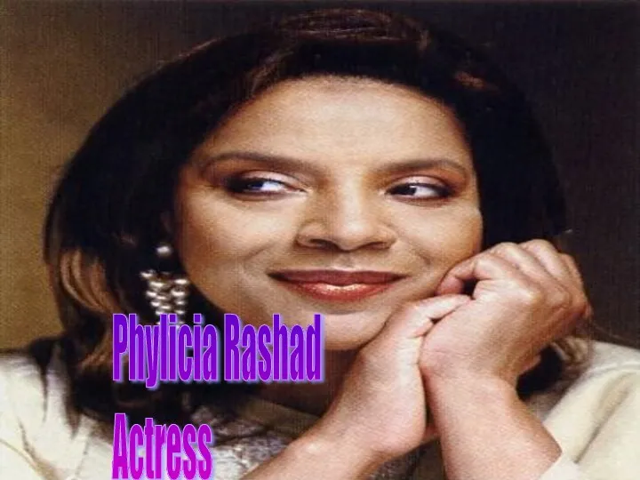 Phylicia Rashad Actress