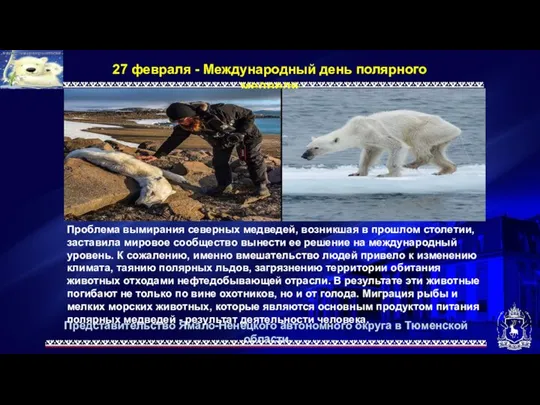 Представительство Ямало-Ненецкого автономного округа в Тюменской области 27 февраля - Международный день