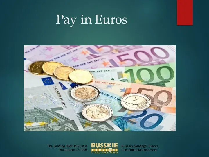 Pay in Euros