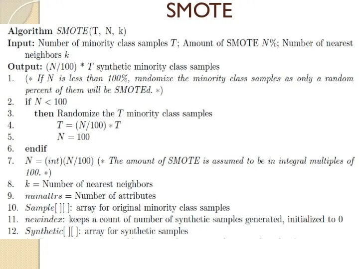 SMOTE