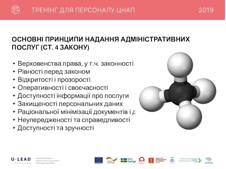 ОСНОВНІ ПРИНЦИПИ НАДАННЯ АДМІНІСТРАТИВНИХ ПОСЛУГ (СТ. 4 ЗАКОНУ) Верховенства права, у т.ч.