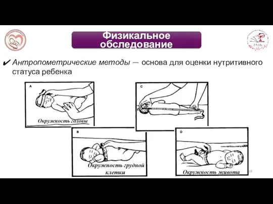 Антропометрические методы — основа для оценки нутритивного статуса ребенка