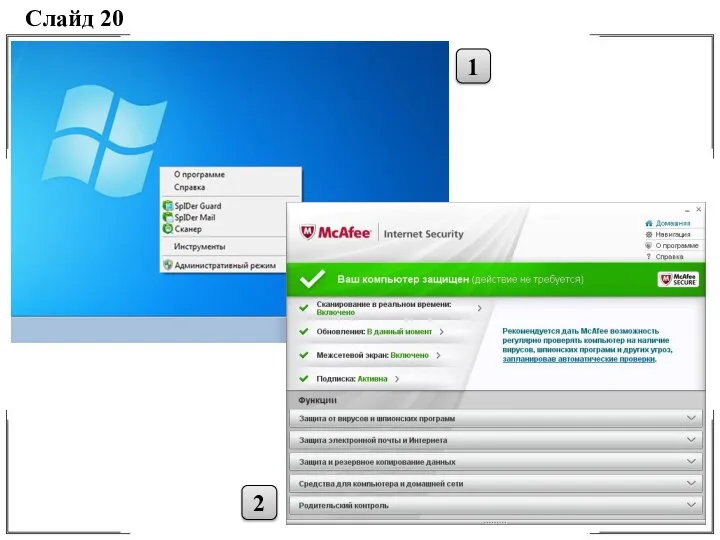 Слайд 20 1 2