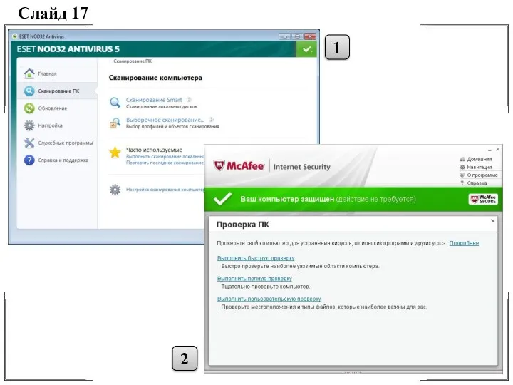 Слайд 17 1 2