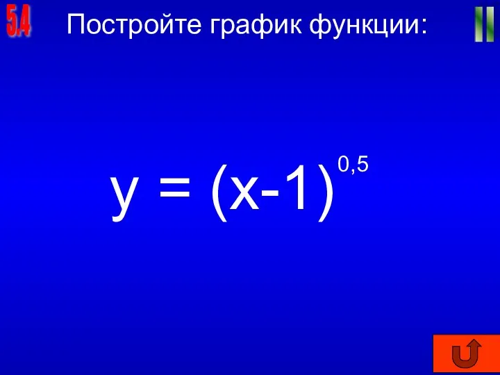 5.4 II Постройте график функции: