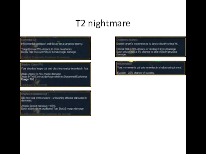 T2 nightmare