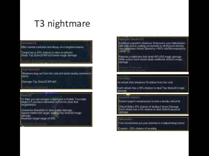 T3 nightmare