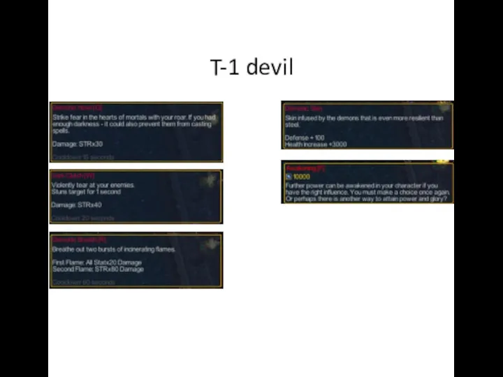 T-1 devil