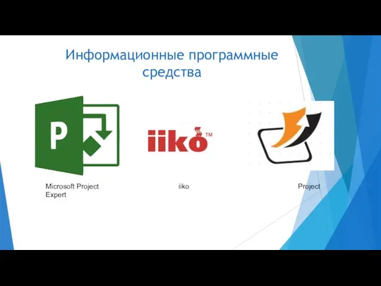 Информационные программные средства Microsoft Project iiko Project Expert