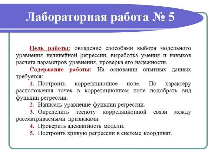 Лабораторная работа № 5