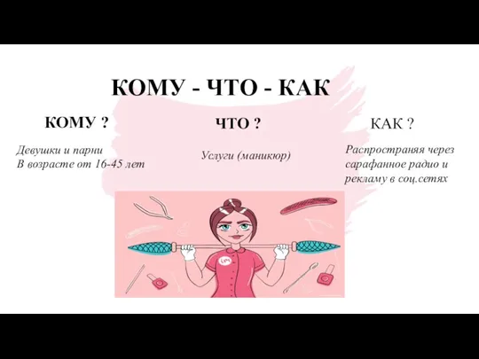 КОМУ - ЧТО - КАК КОМУ ? ЧТО ? КАК ? Девушки