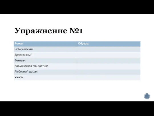 Упражнение №1