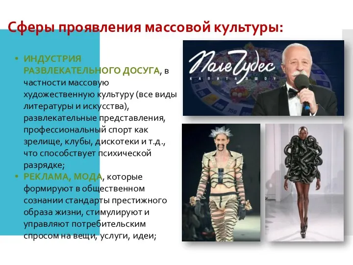 ИНДУСТРИЯ РАЗВЛЕКАТЕЛЬНОГО ДОСУГА, в частности массовую художественную культуру (все виды литературы и