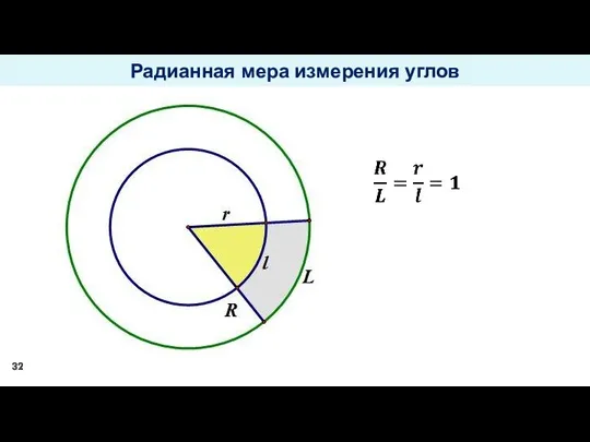 Радианная мера измерения углов