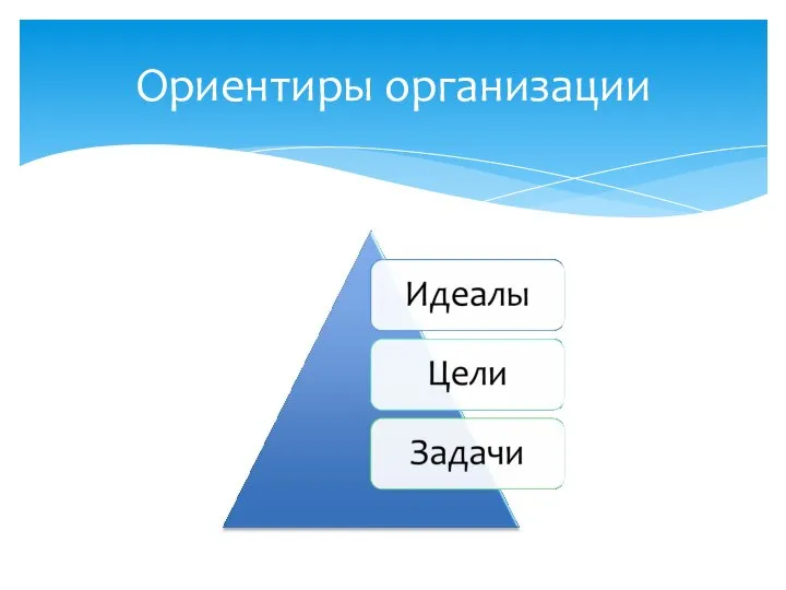 Ориентиры организации