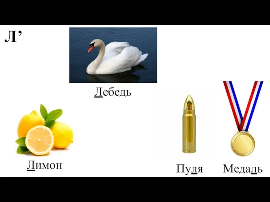 Лебедь Пуля Медаль Л’ Лимон
