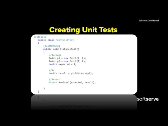 Creating Unit Tests