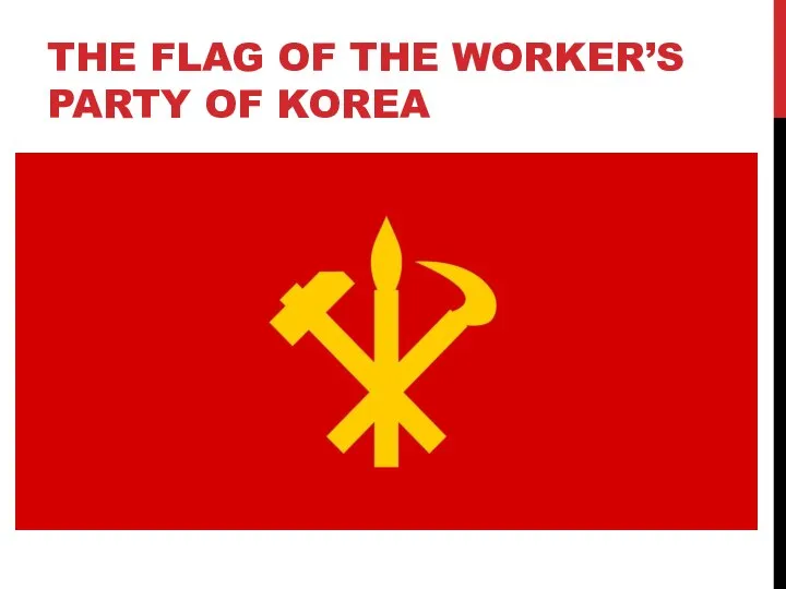 THE FLAG OF THE WORKER’S PARTY OF KOREA