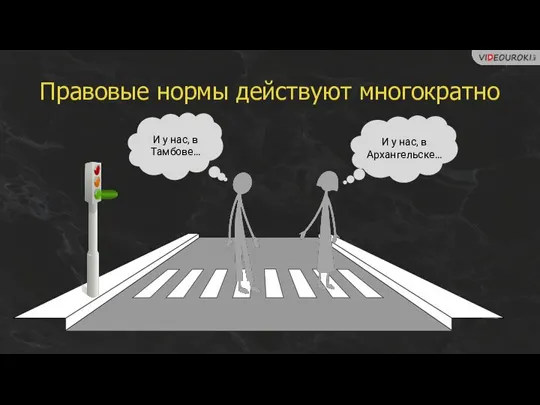 Правовые нормы действуют многократно