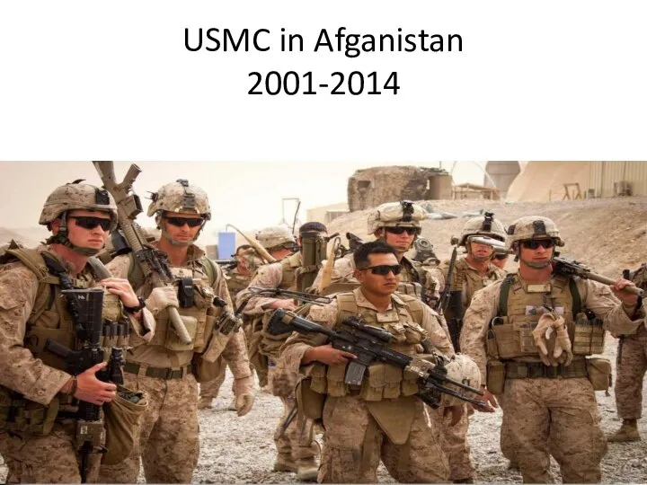 USMC in Afganistan 2001-2014