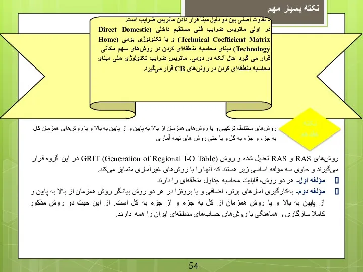 نکته بسیار مهم - تفاوت اصلی بین دو دلیل مبنا قرار دادن