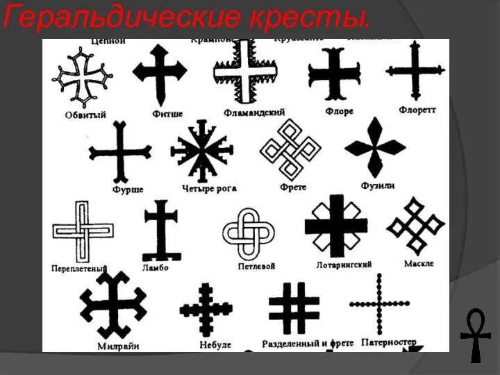 Геральдические кресты.