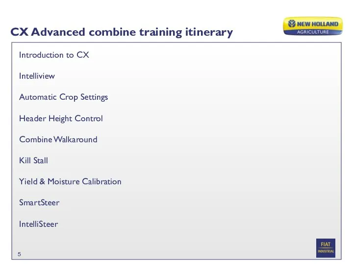 Introduction to CX Intelliview Automatic Crop Settings Header Height Control Combine Walkaround