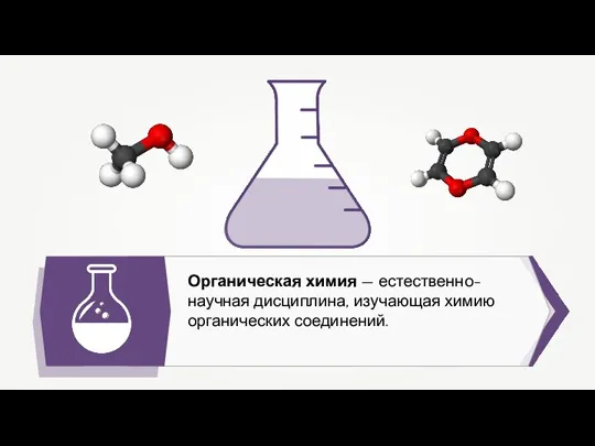 Органическая химия — естественно-научная дисциплина, изучающая химию органических соединений.