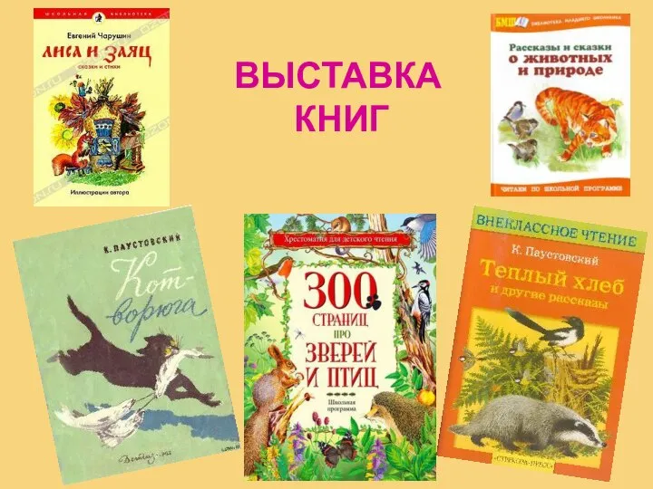 ВЫСТАВКА КНИГ