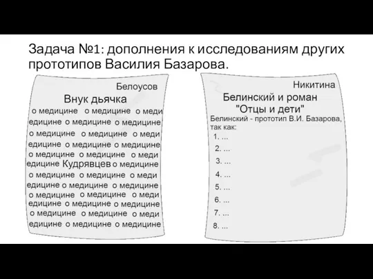 Задача №1: дополнения к исследованиям других прототипов Василия Базарова.