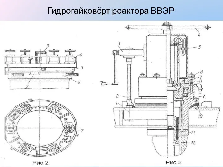 Гидрогайковёрт реактора ВВЭР