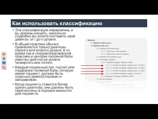 Как использовать классификацию Эта классификация иерархична, и вы должны решить, насколько подробно