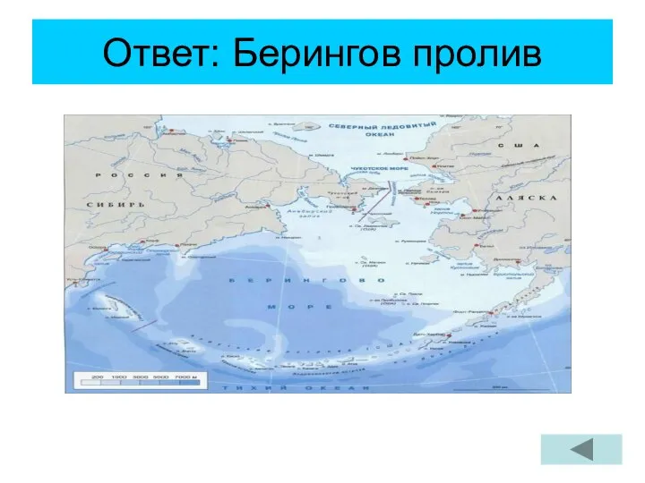 Ответ: Берингов пролив