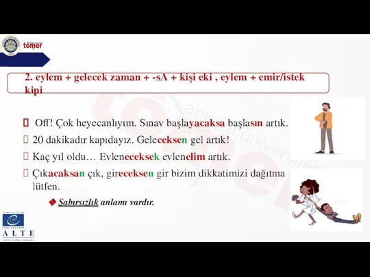 Off! Çok heyecanlıyım. Sınav başlayacaksa başlasın artık. 20 dakikadır kapıdayız. Geleceksen gel