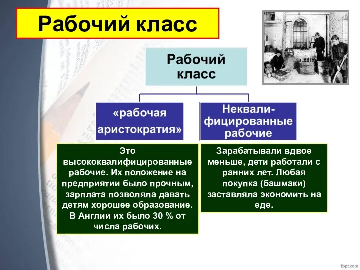 Это высококвалифицированные рабочие. Их положение на предприятии было прочным, зарплата позволяла давать