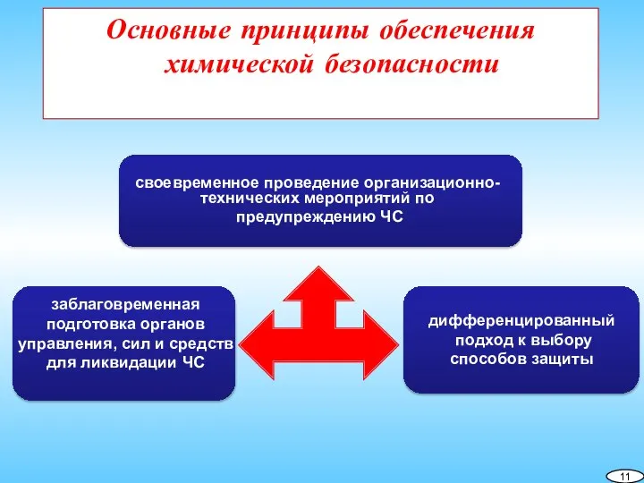 11 Основные принципы обеспечения химической безопасности