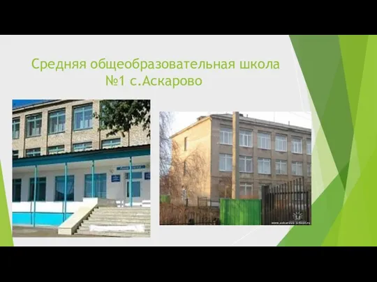 Средняя общеобразовательная школа №1 с.Аскарово