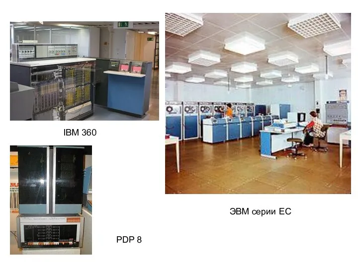 IBM 360 ЭВМ серии ЕС PDP 8