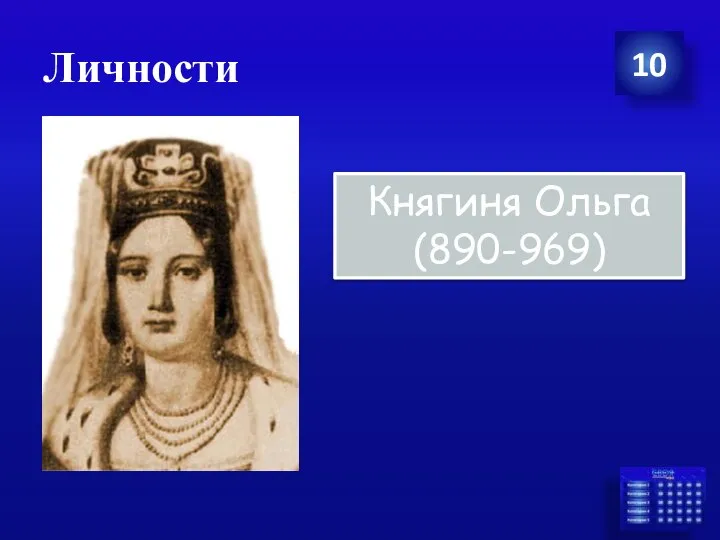 Личности 10 Княгиня Ольга (890-969)