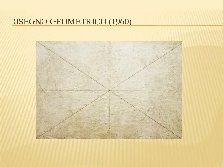 DISEGNO GEOMETRICO (1960)