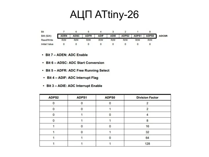 АЦП ATtiny-26