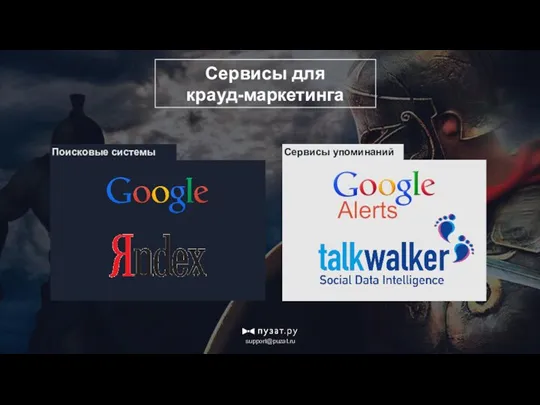 Поисковые системы Сервисы упоминаний support@puzat.ru