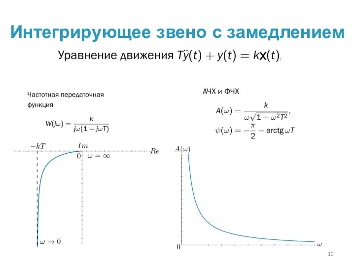 Интегрирующее звено с замедлением