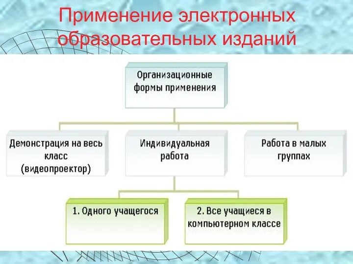 Применение электронных образовательных изданий