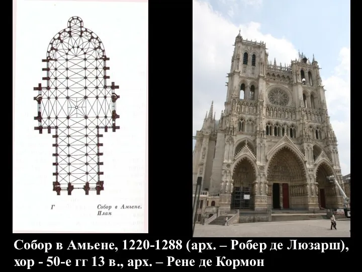 Собор в Амьене, 1220-1288 (арх. – Робер де Люзарш), хор - 50-е