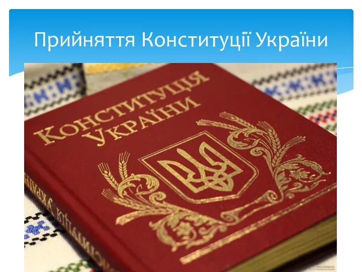 Прийняття Конституції України